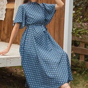 Polka Dot Maternity Dress
